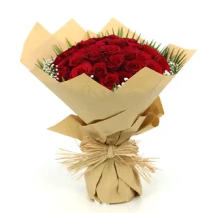 60 Red Rose Bouquet