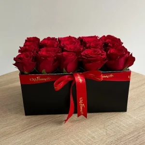Red Rose Box Arrangement